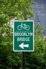 Brooklyn Bridge street sign