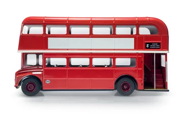 Keuken foto achterwand Londen rode bus Londense bus