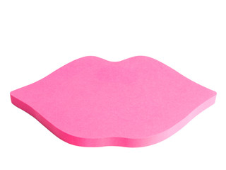 Note pad, lips