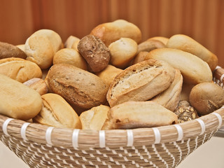 wellness büffet, brotkorb