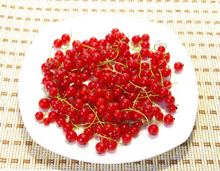 Currant on a plate