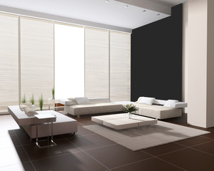 Interior of a room of rest