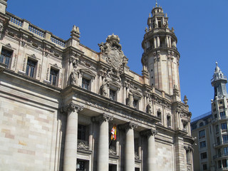 Fototapeta na wymiar Palast in Barcelona