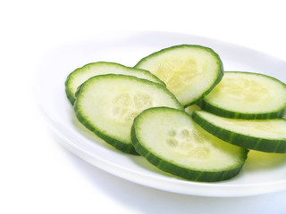 Cucumber slices