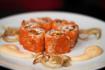 Japanese food. Sushi.