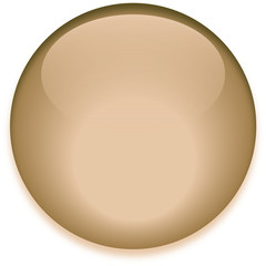 Glassy Button (brown)
