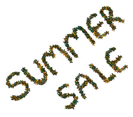 Butterfly Summer sale sign