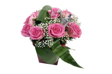 Art floral - Bouquet de roses - Centre de table