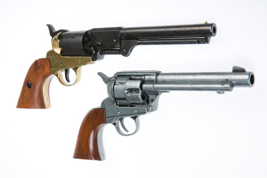 Two Old Revolvers