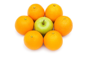 Stand out from crowd with apple and oranges