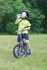 preschooler and bike © matka_Wariatka