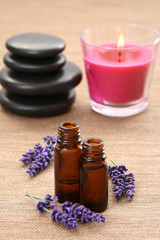 Fototapeta na wymiar lavender aromatherapy