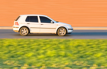 Obraz na płótnie Canvas Prędkość samochodu mojego serii samochodów