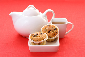 tea and muffins