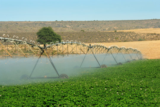 Agricultural Irrigation System On South African Farm 1