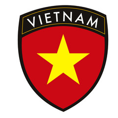 scudetto vietnam con bandiera