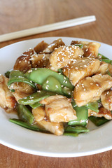 Chicken & Snow Peas