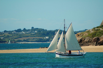 voilier en bretagne