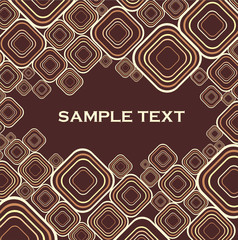 Billboard brown.Vector.