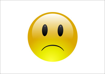 Aqua Emoticons - Sad