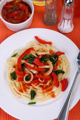 Pasta with vegetables