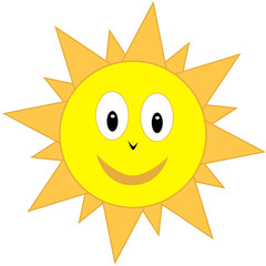 Cartoon sun