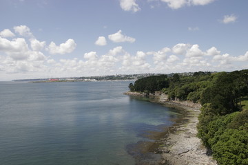 a view of the city of brest