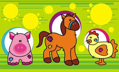 Fototapeta premium Cartoon Vector Animals