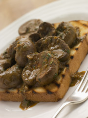 Devilled Kidneys on Toast