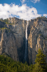 Bridalveil waterfall, Yosemite National Park, California, USA