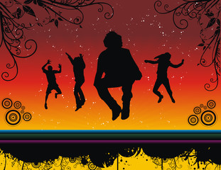 Vector Young People Fun