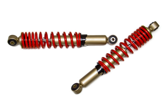 two shock-absorbers