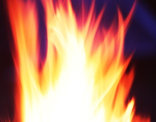 Bright fire