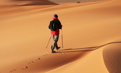 Hike in the desert