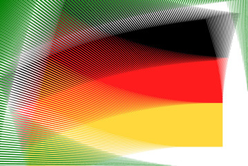 Naklejka premium Deutschlandfahne 