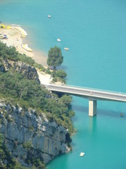 lac de sainte croix - pont du galeta