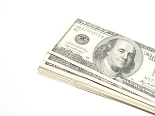 US dollar bills  100