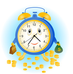 time is money - funny alarm clock