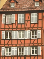 Fototapeta na wymiar Strasbourg maison colombage