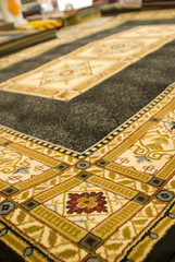 Persian carpets on display