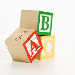Toy blocks.