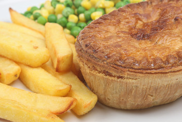 Chicken Pie & Chips
