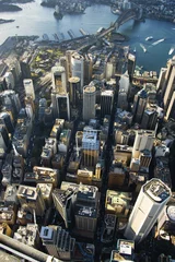 Fototapete Rund Innenstadt von Sydney Australien. © iofoto