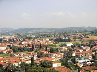 Fototapeta na wymiar Toskańskie krajobraz Poggio Caiano
