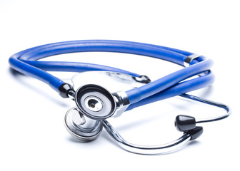 Blue stethoscope