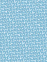 Christmas Blue Snowflake Background