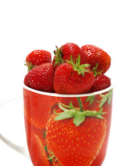 Strawberry isolated on white