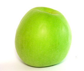 Green apple isolated on white