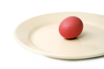 one red egg