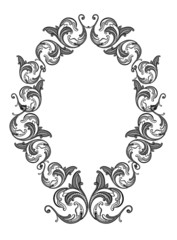 Black floral wallpaper